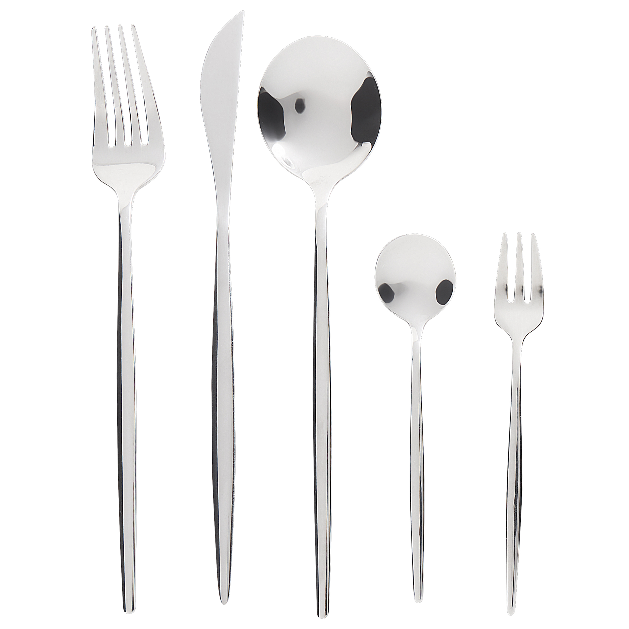 Bestickset 30-pack RIGATONI Silver