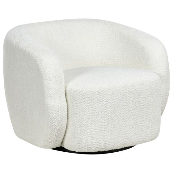 Svängbar fåtölj TORE Off-White
