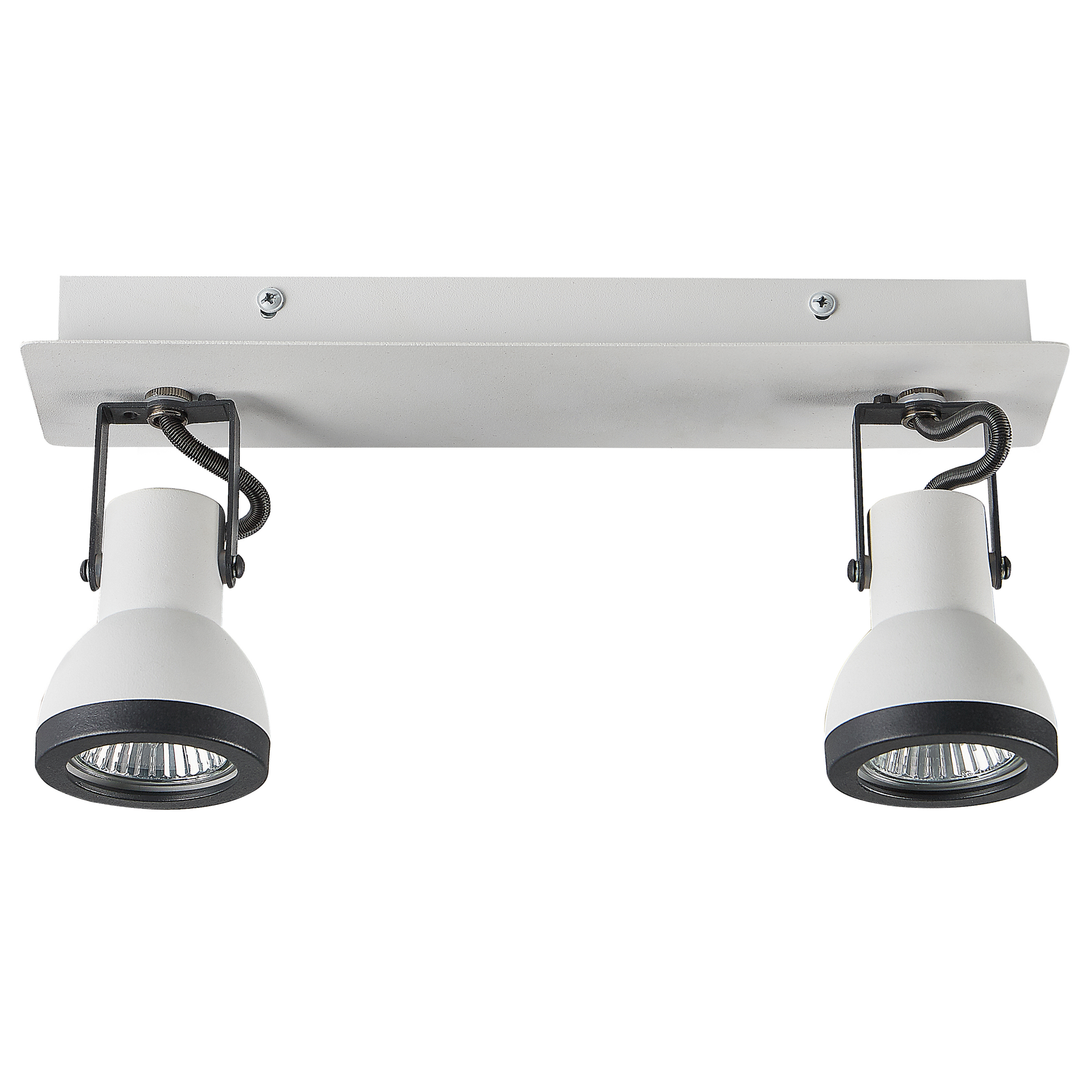 Spotlight med 2 lampor BARO Justerbar Metall Vit