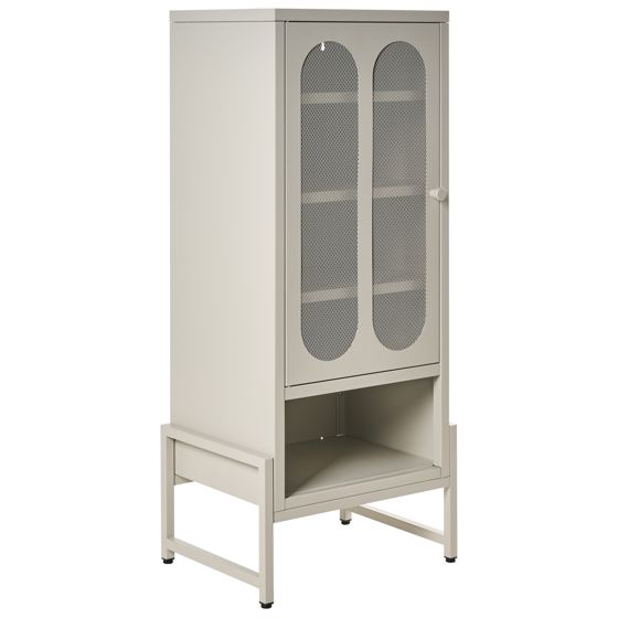 Sidobord SOLETTA Metall Ljusbeige