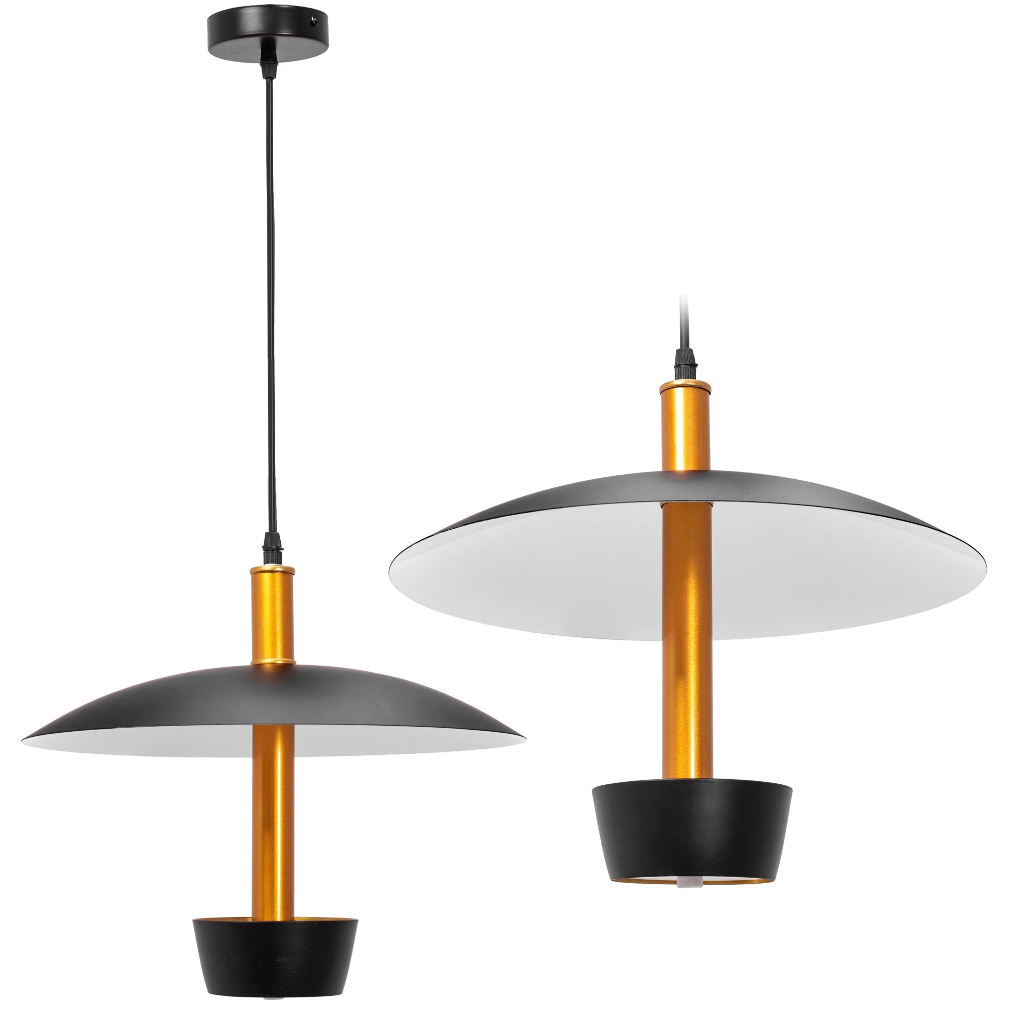 TOOLIGHT hängande taklampa APP914-1CP Svart 30x35,5x94cm
