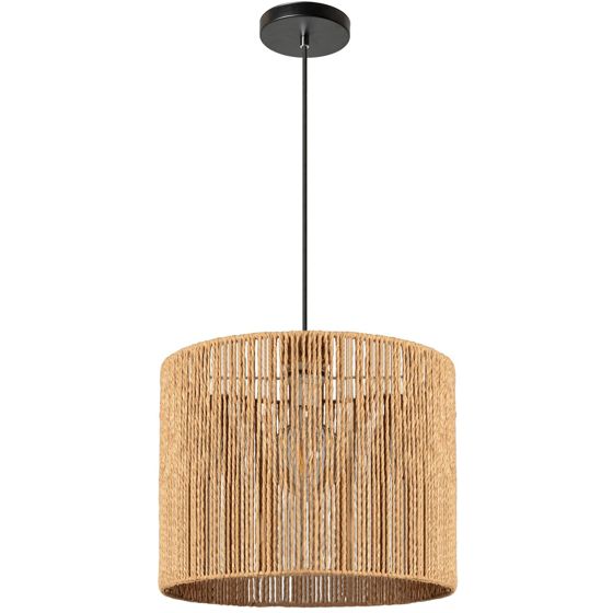 TOOLIGHT hängande taklampa APP1323-1CP BOHO 25CM Brun 110x24,5x110cm