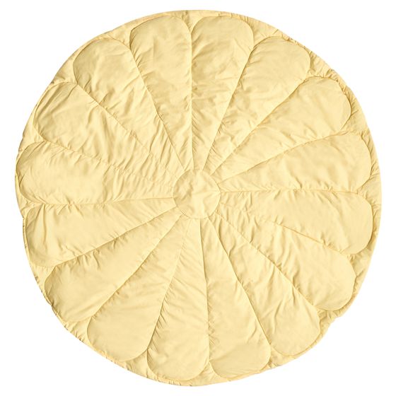 Lekmatta för barn ELIZJUM 110 x 110 cm Bomull Gul