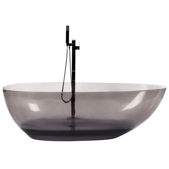 Fristående badkar BLANCARENA 1700 x 780 mm Svart