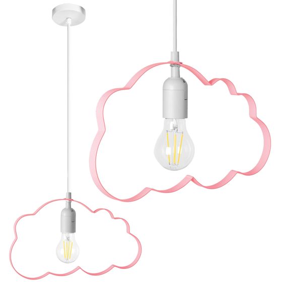 TOOLIGHT hängande taklampa KIDS LH2077 Rosa 34,5x34,5x99,5cm