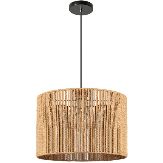 TOOLIGHT hängande taklampa APP1325-1CP BOHO 40CM Brun 40x40x22cm
