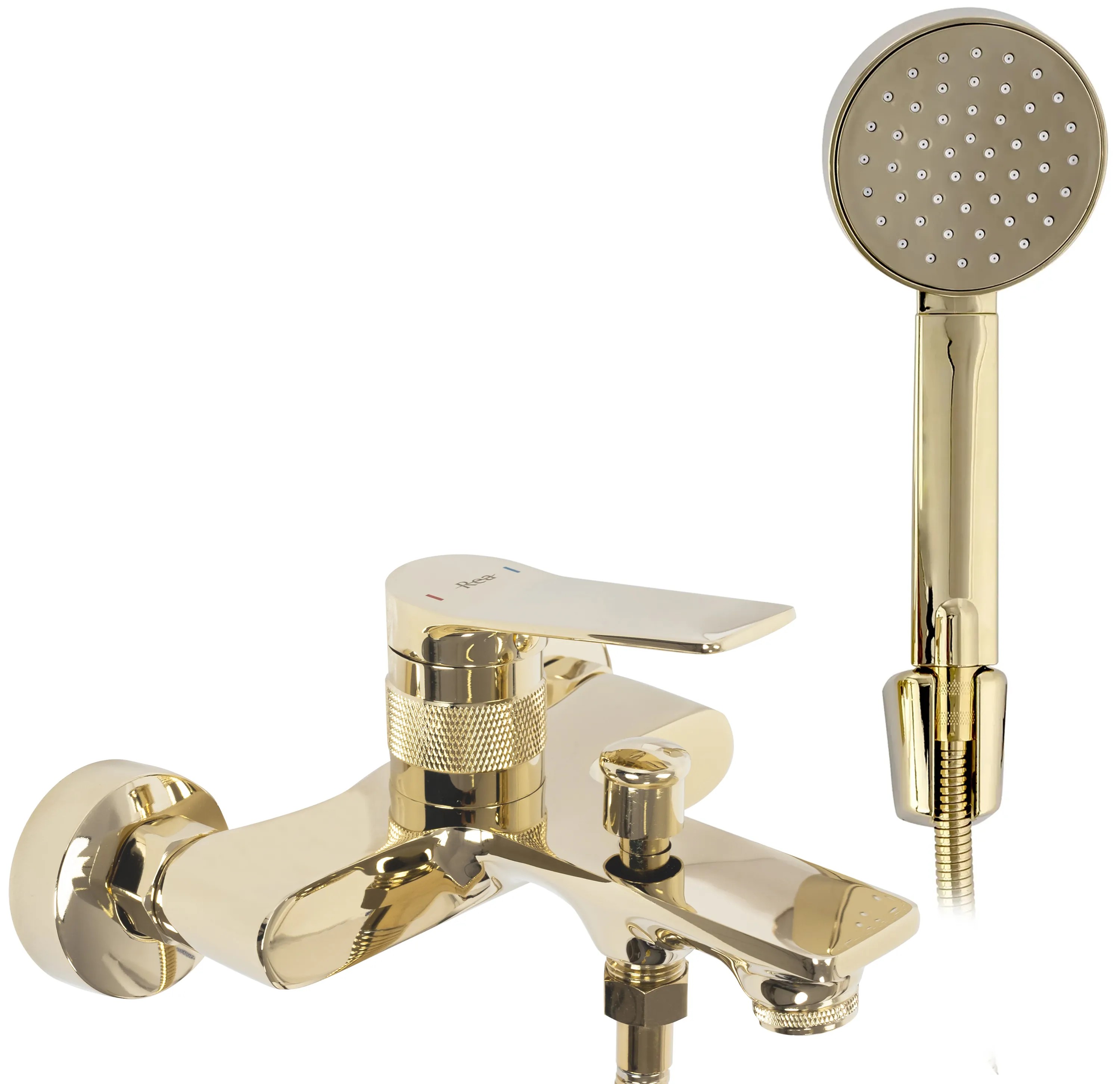 REA Badkarsblandare JS-634903G VIRAL Guld, 19,5x17,5x11,5cm