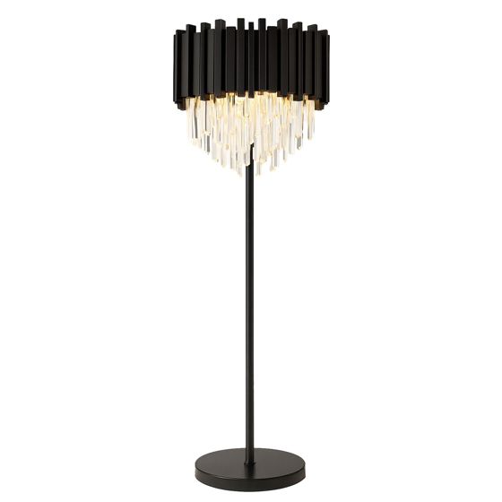 Toolight Golvlampa APP1715-3F Svart 34x34x153cm