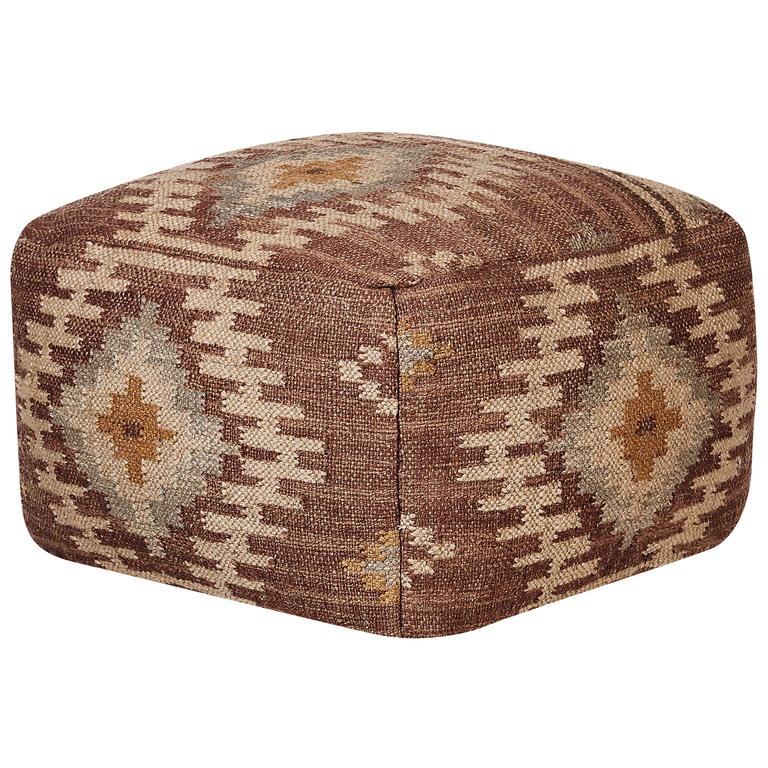 Sittpuff BEEL Jute Flerfärgad