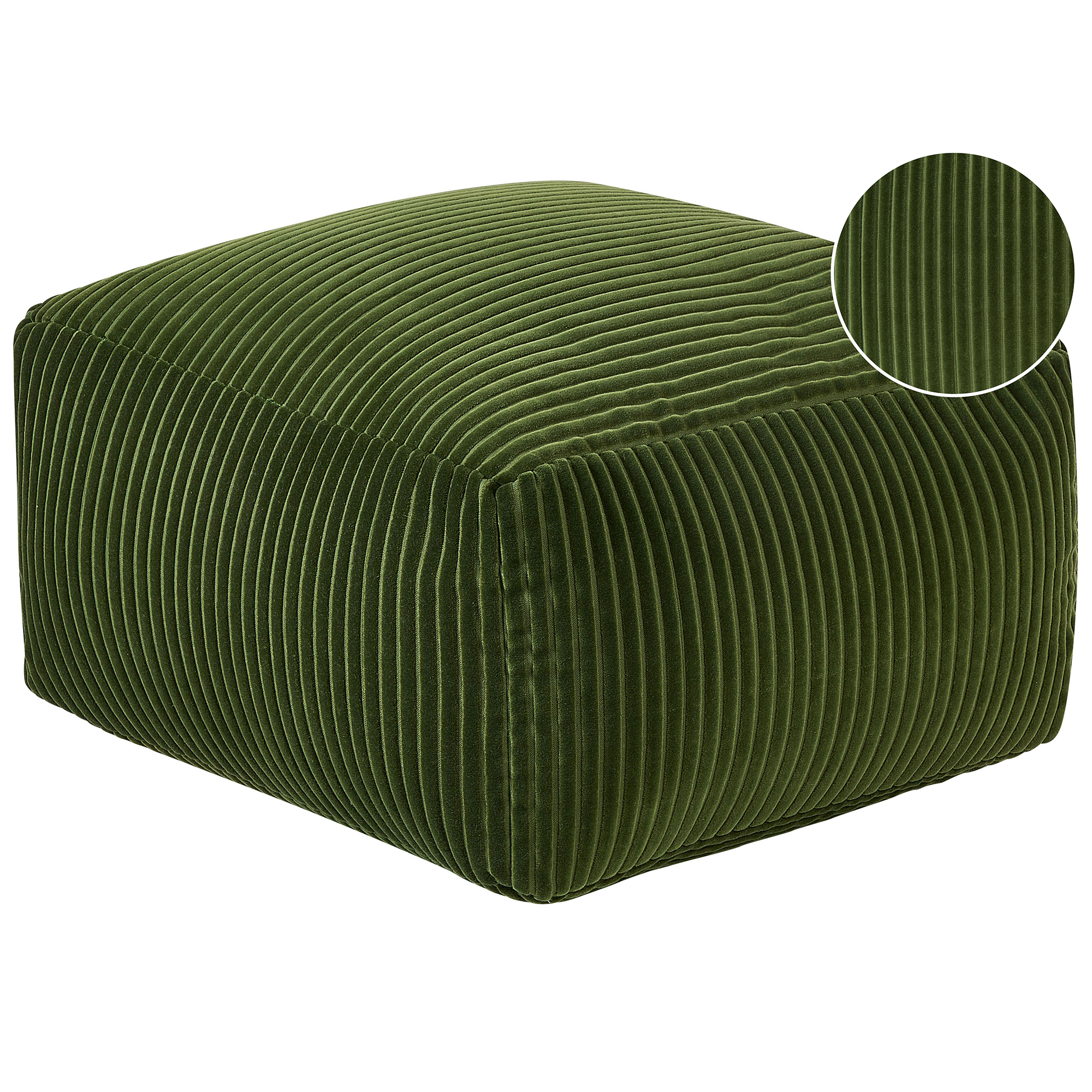 Sittpuff MUKKI Bomull Mörkgrön