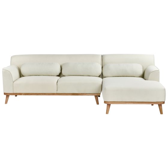 Hörnsoffa 3-sits SIMOS Off-White Vänstervänd