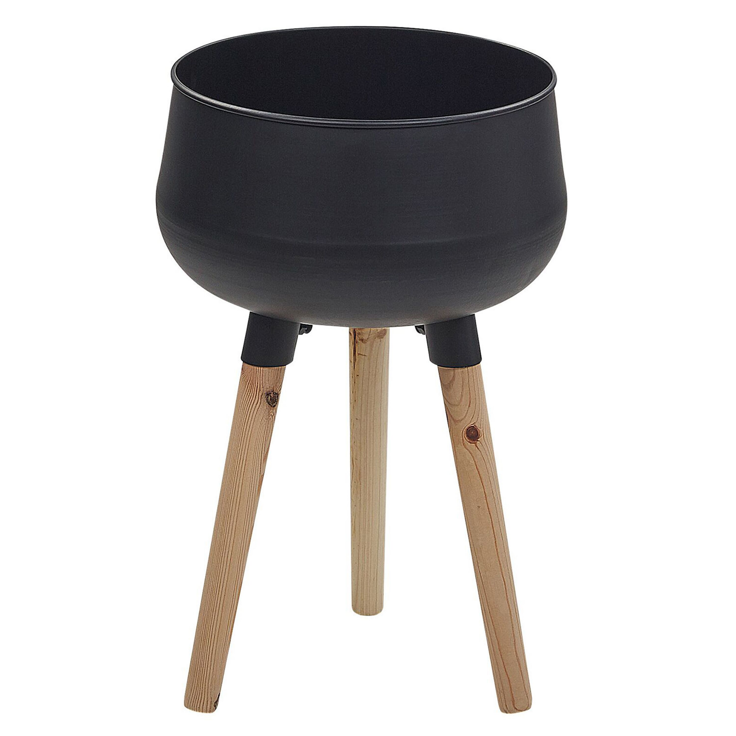 Upphöjd växtkruka AGROS 30 cm Metall Svart