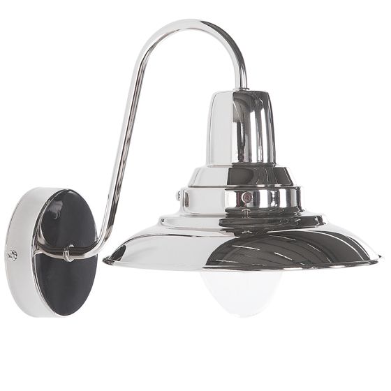 Vägglampa LUZA Metall Silver
