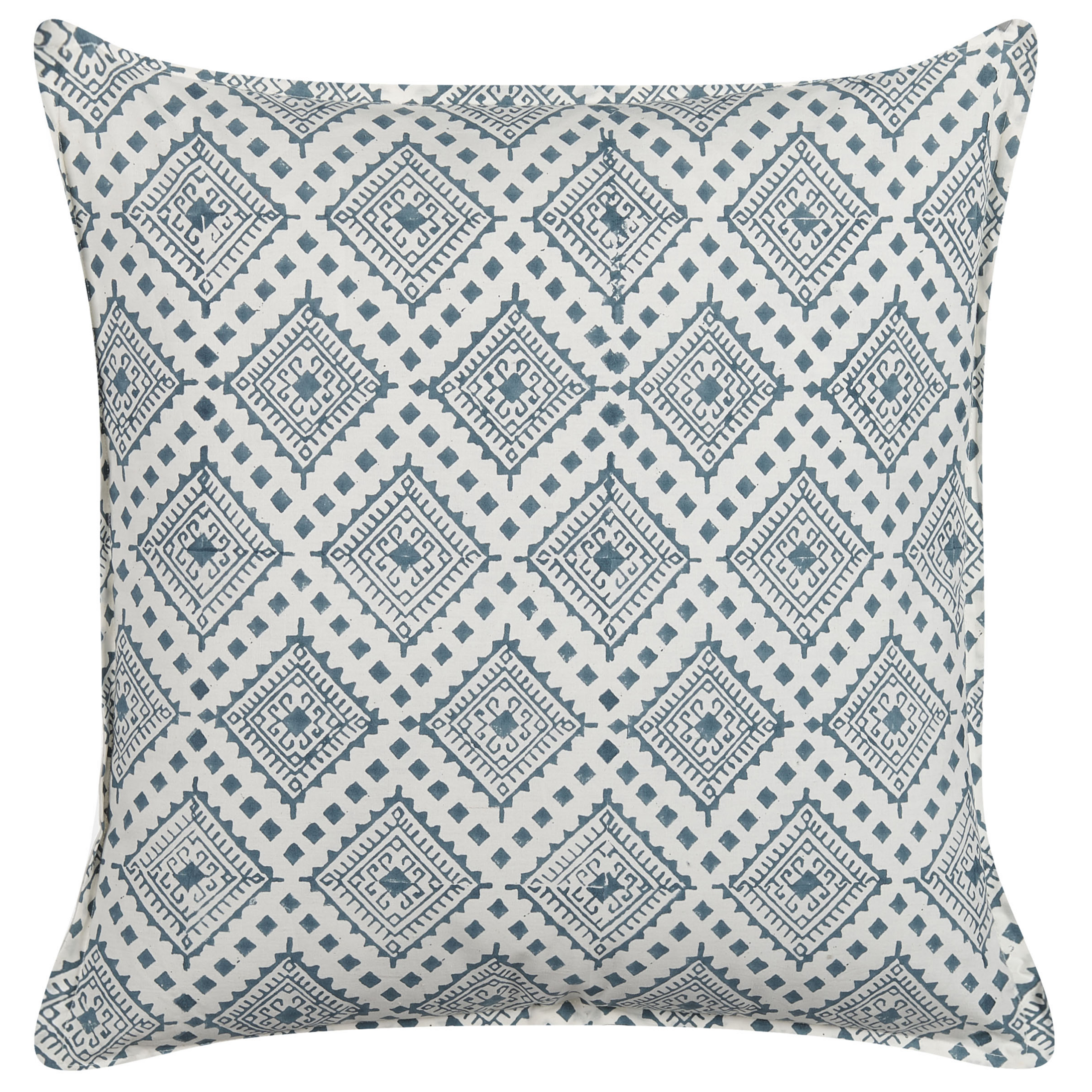 Prydnadskudde CORDATA 45 x 45 cm Bomull Blå Orientaliskt tryck