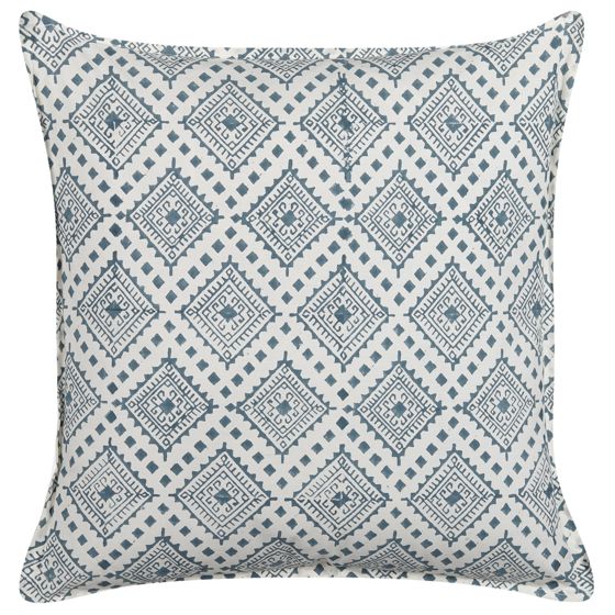 Prydnadskudde CORDATA 45 x 45 cm Bomull Blå Orientaliskt tryck