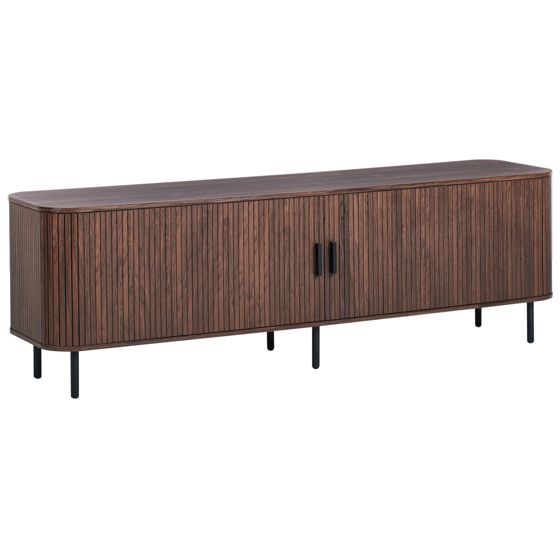 TV-bänk BRADLEY Mörkbrun