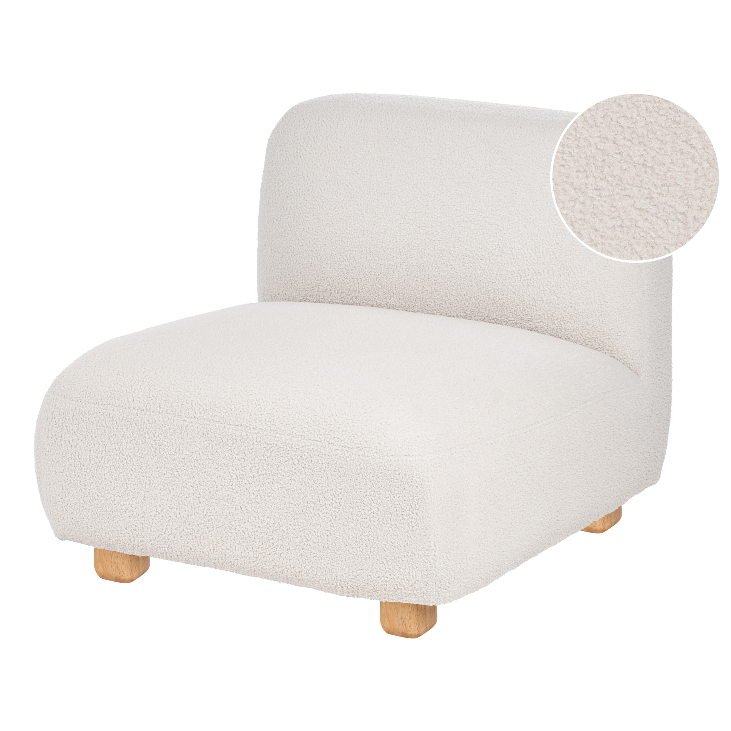 Sittmodul AMLI Bouclé Off-White
