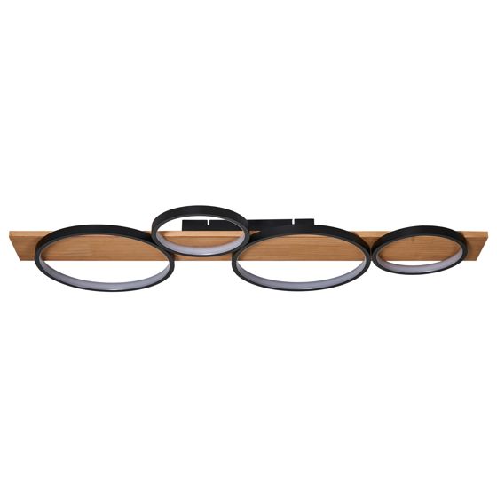 LED-taklampa SPEAN Metall Svart