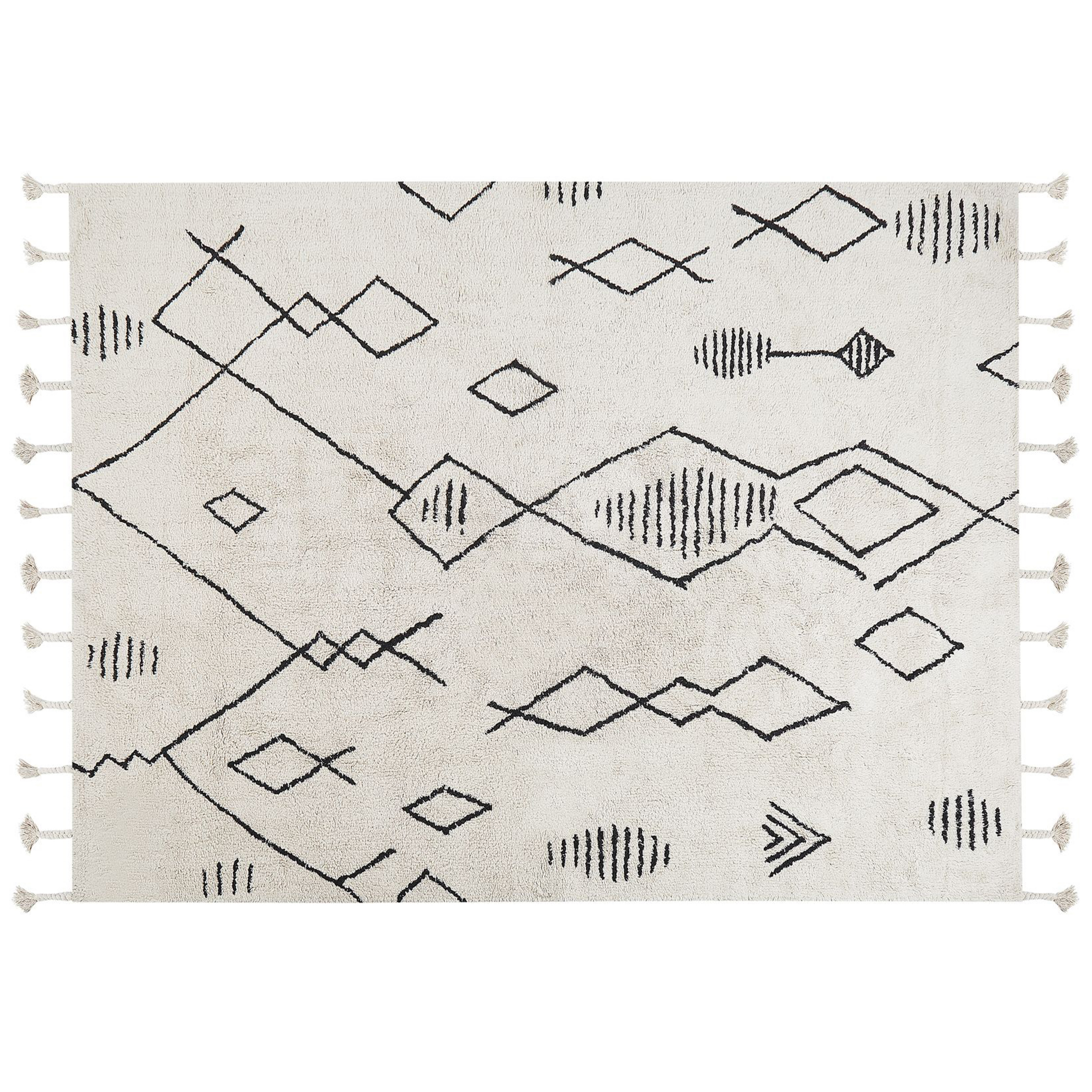 Matta KEBIR Off-White 160 x 230 cm Bomull