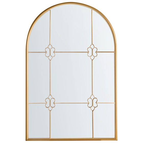 Väggspegel THULAY 65 cm 99 cm Guld