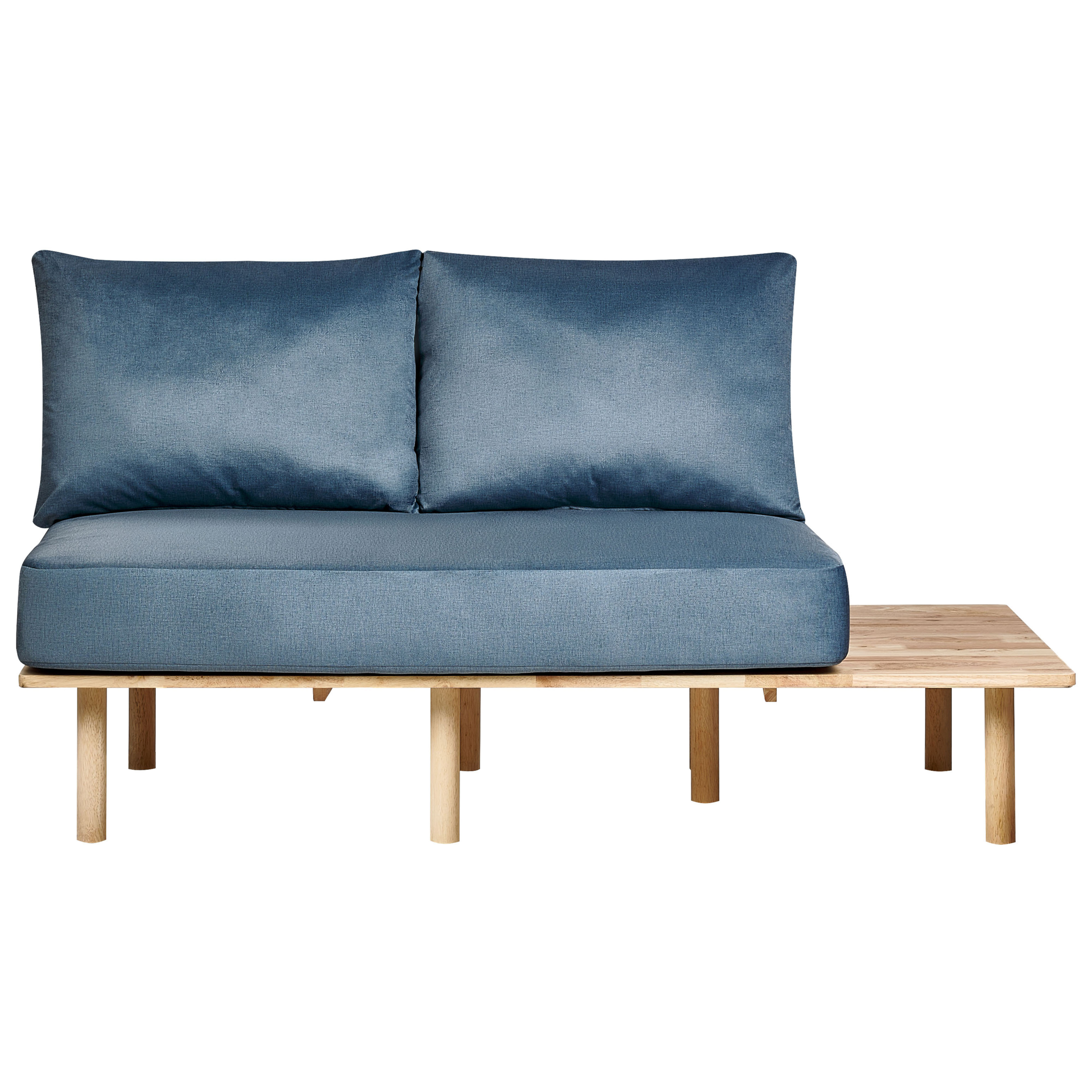 Soffa 2-sits SALO med bord Blå
