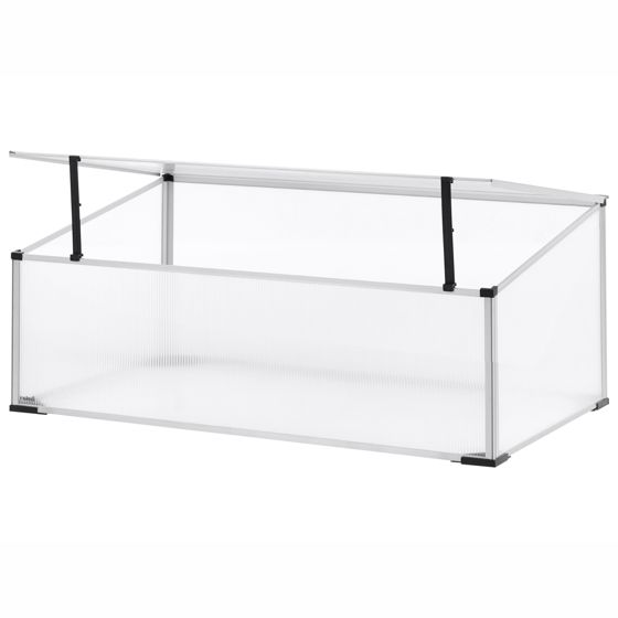 Växthus för trädgård CARFIZZI 100 cm 60 cm Silver