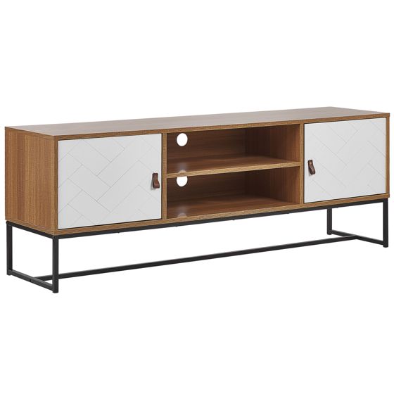 TV-bänk NUEVA Ljusbrun/ Vit
