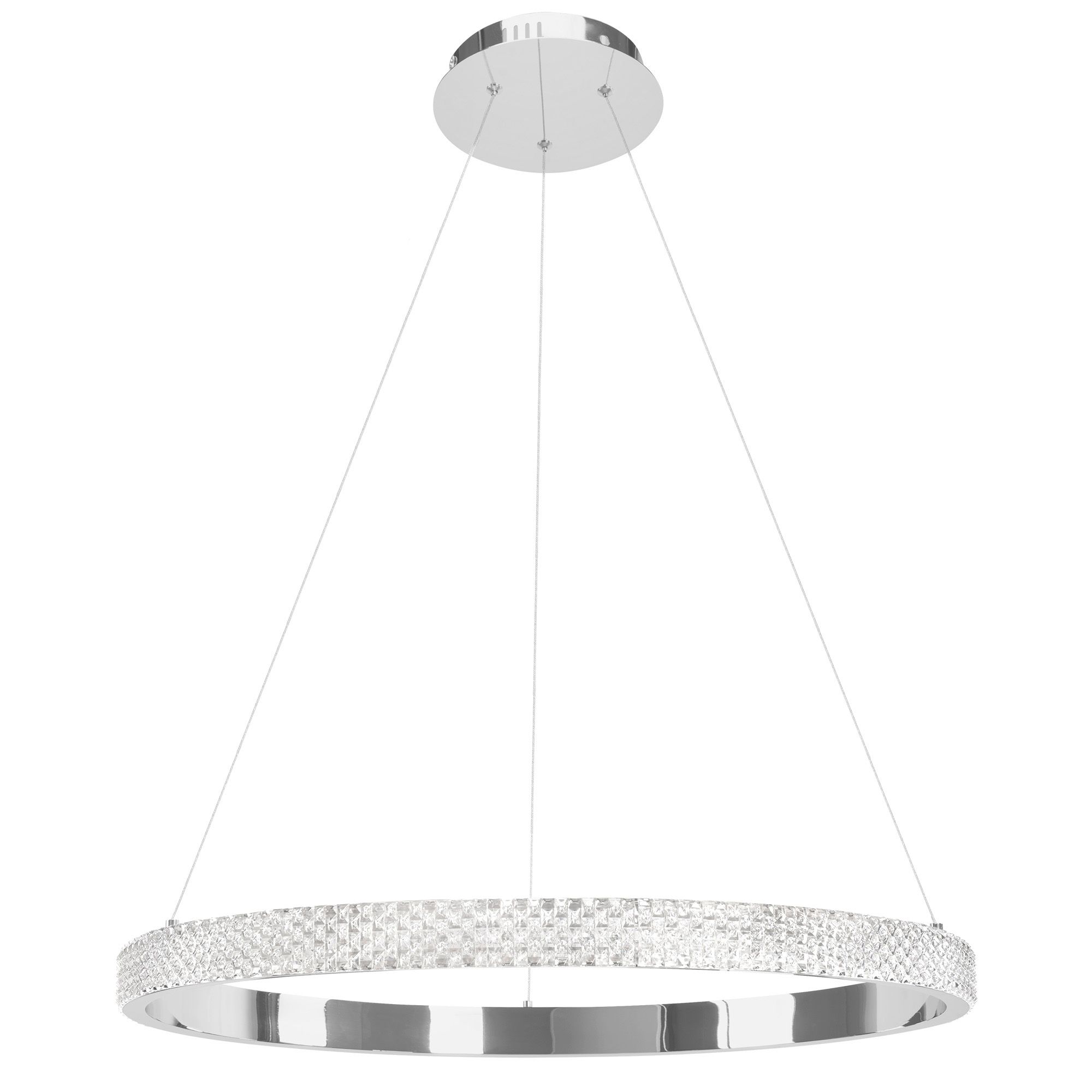 TOOLIGHT hängande taklampa LED APP1511-CP Krom 61x61x45cm