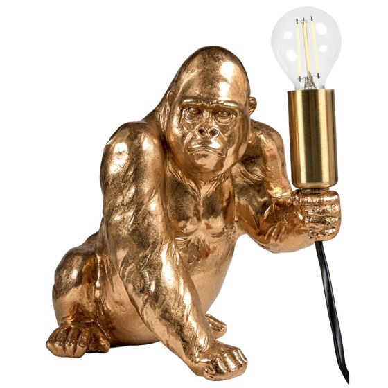 Bordslampa Gorilla HARAMBE Guld