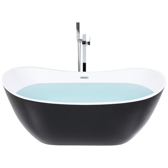 Fristående badkar ANTIGUA 1700 x 770 mm Svart