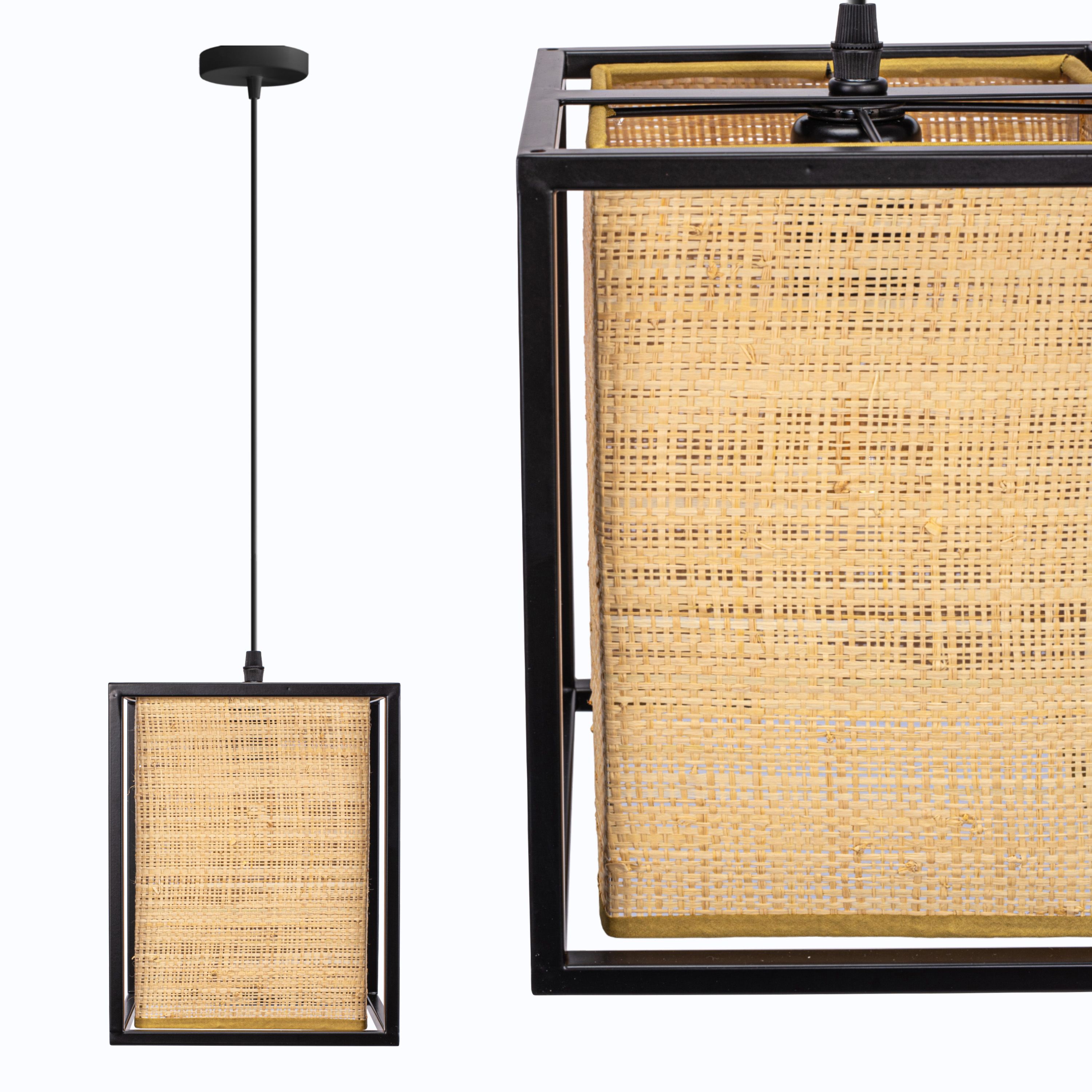 TOOLIGHT hängande taklampa APP1285-1CP Brun 25x20x25cm