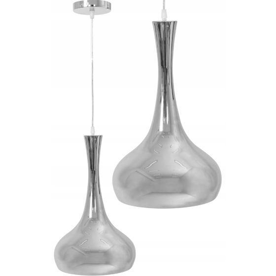 Toolight Hängande taklampa APP281-1CP Krom 30,5x18x80cm