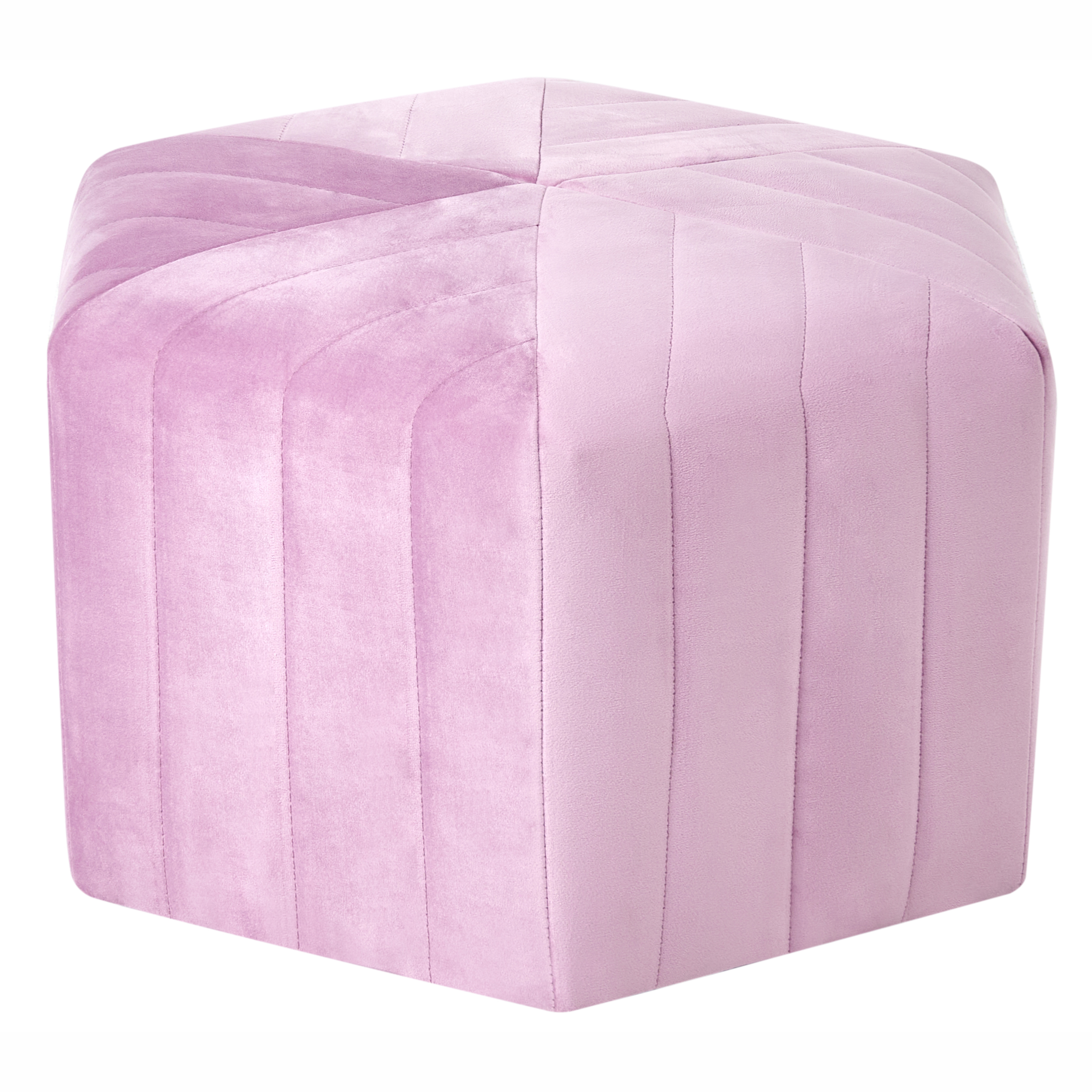 Sittpuff MURIETTA Sammet Ljusviolett