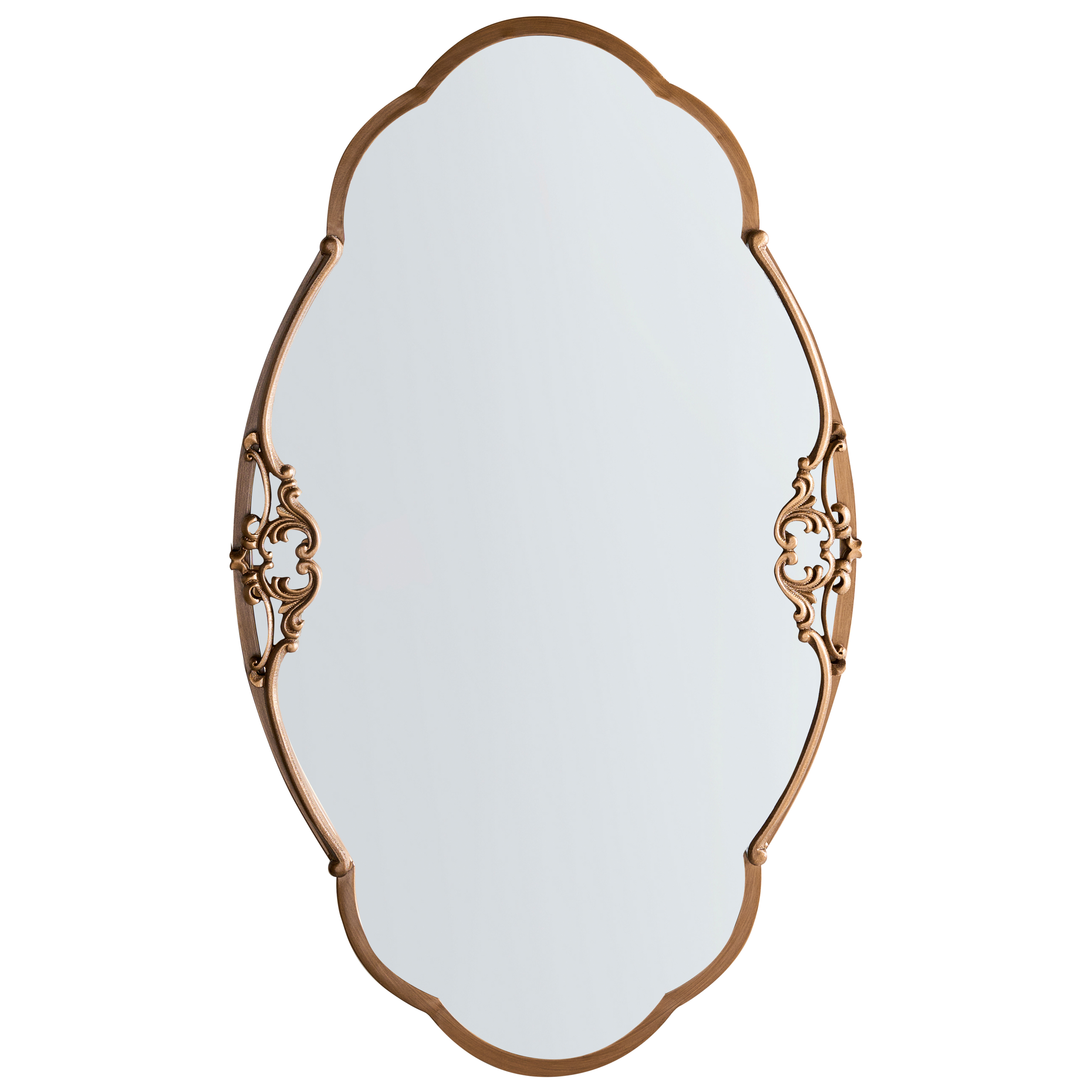 Väggspegel EPANNES 49 cm 84 cm Guld