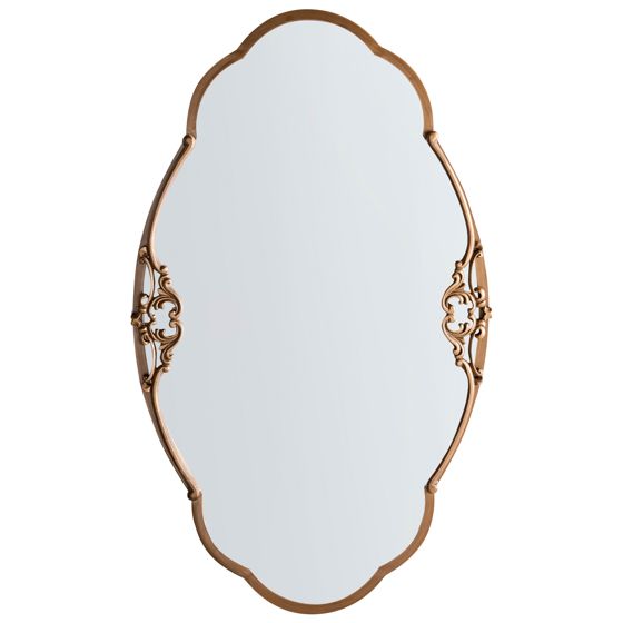 Väggspegel EPANNES 49 cm 84 cm Guld
