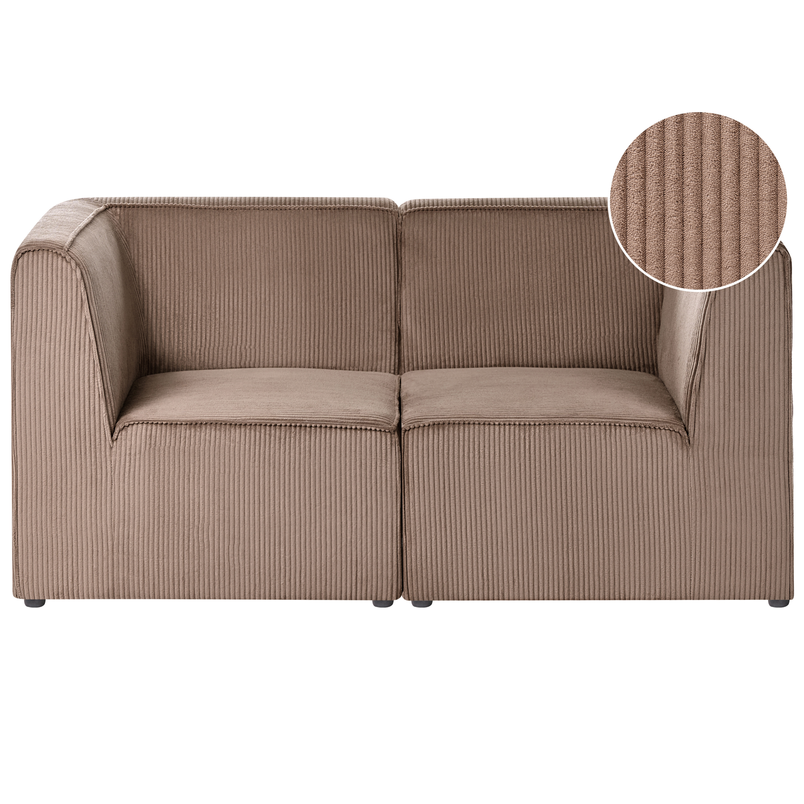 Modulsoffa 2-sits LEMVIG Manchester Mörkbeige