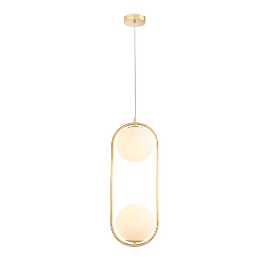TOOLIGHT hängande taklampa G134-2CP Guld 17,5x17,5x47cm