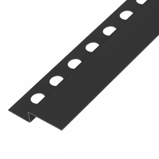 REA Frontlist För Duschkar 120CM Svart, 120x1,2x5,2cm