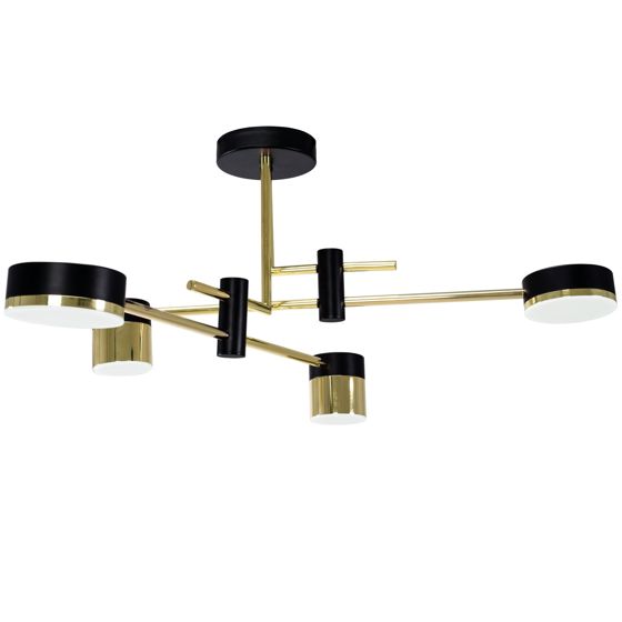 TOOLIGHT hängande taklampa APP1001-4C LED Svart 68x12x31cm