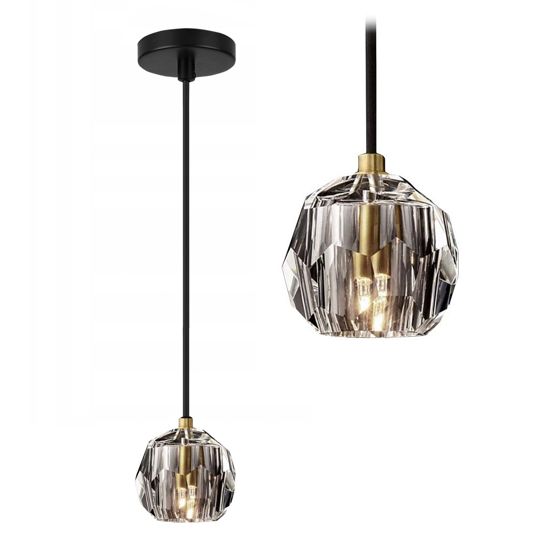 TOOLIGHT hängande taklampa APP586-1CP Svart 7x8x90cm