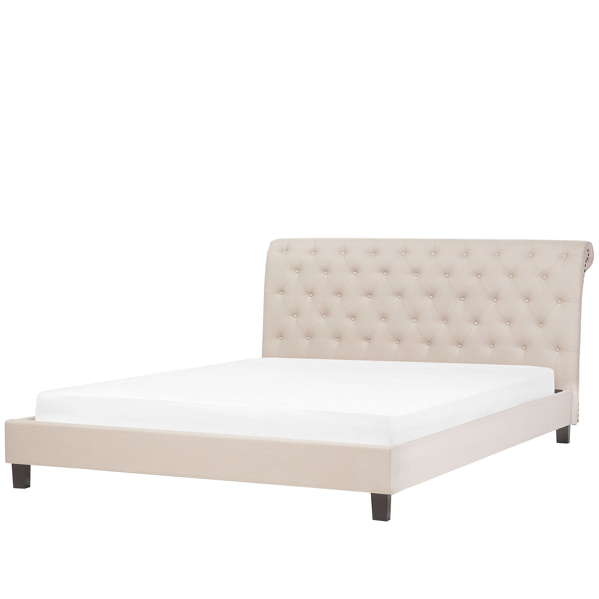 Säng med lamellram REIMS 180 x 200 cm Beige