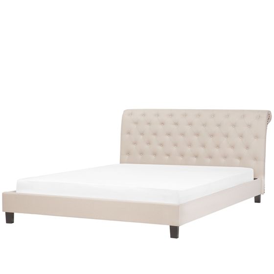 Säng med lamellram REIMS 180 x 200 cm Beige