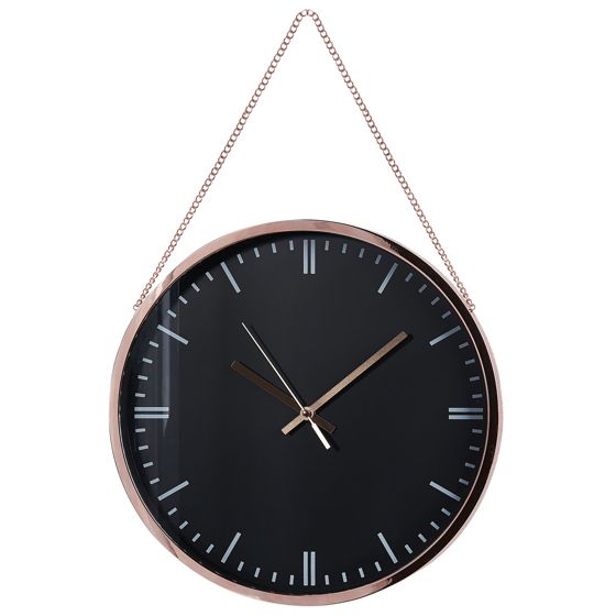Väggklocka BEZAS 30 cm Svart