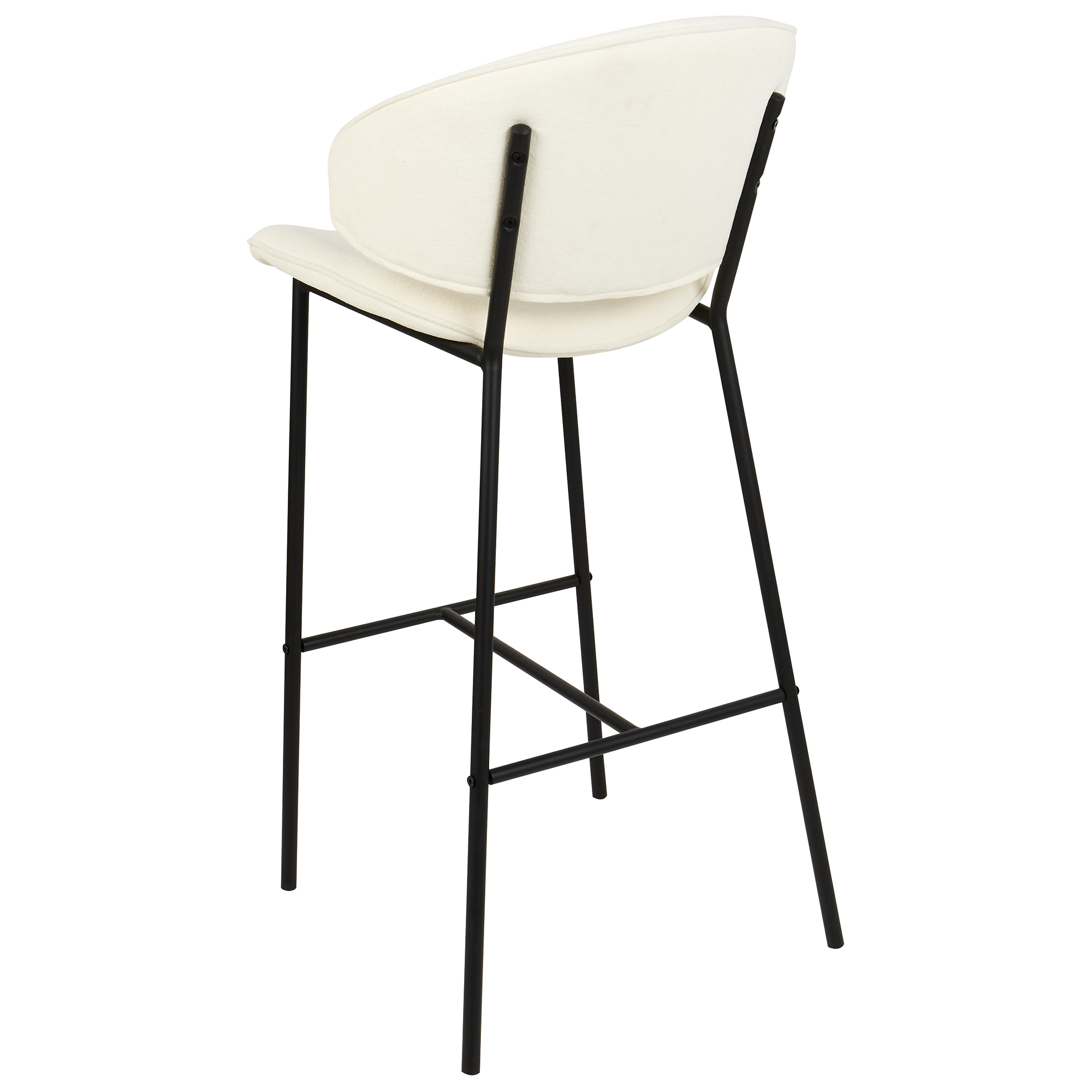 Set med 2 barstolar KIANA Ljusbeige