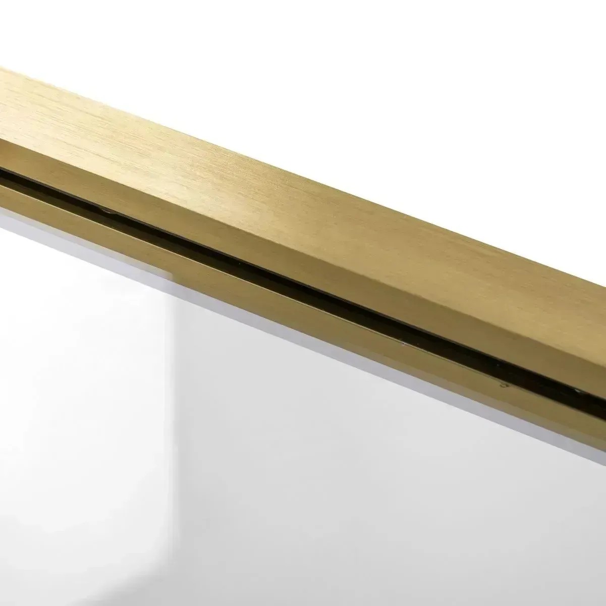REA Duschkabin Atlas 120x90 Vänster Borstat Guld, 120x90x200cm