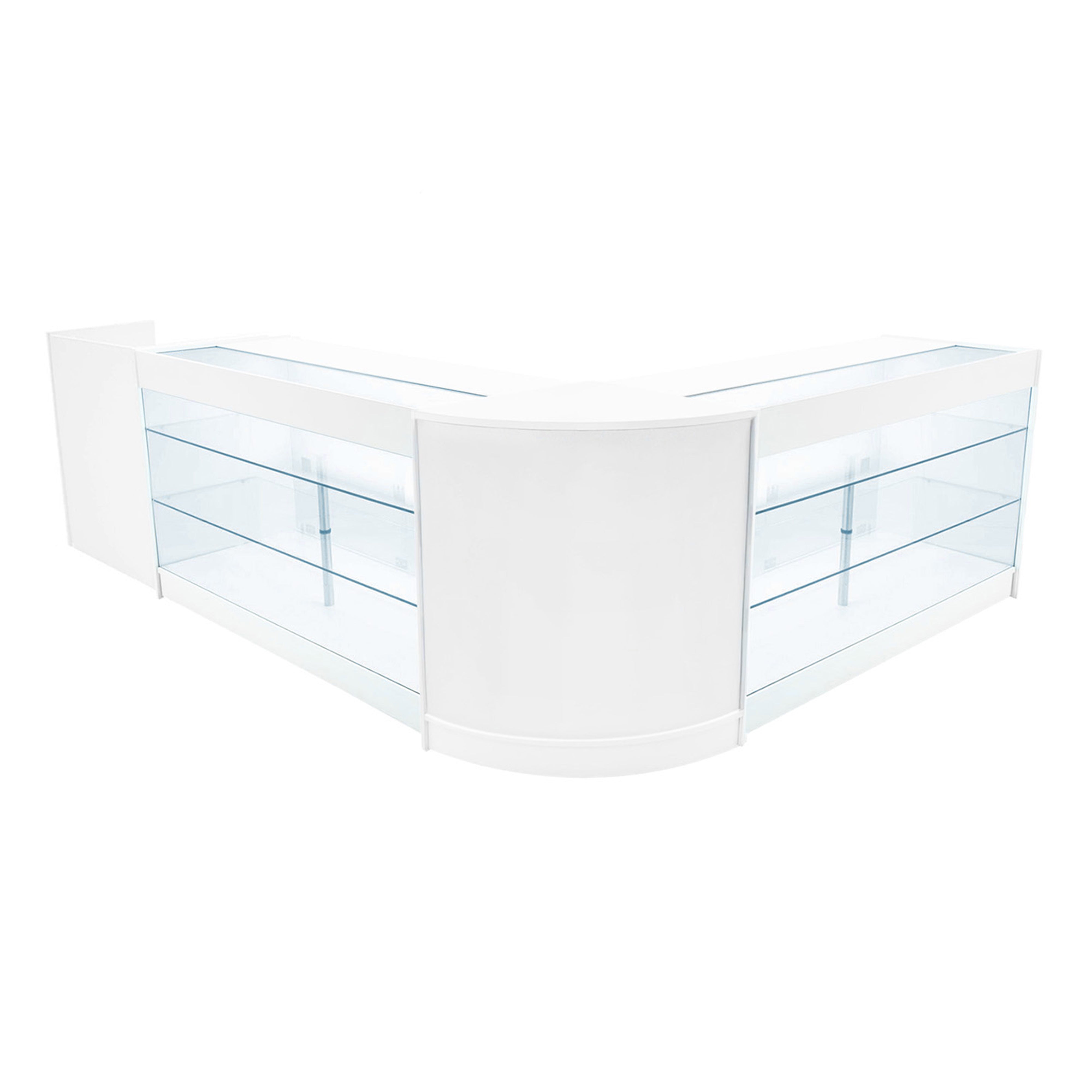 Aries LED butiksdisk CM60, TB60 och 2 x K1500 - Vit