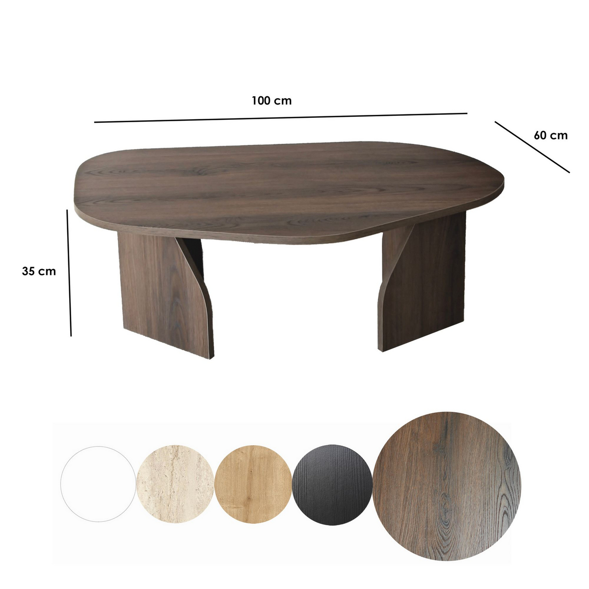 Norda Design Soffbord Nova 60 x 100 x 35 cm