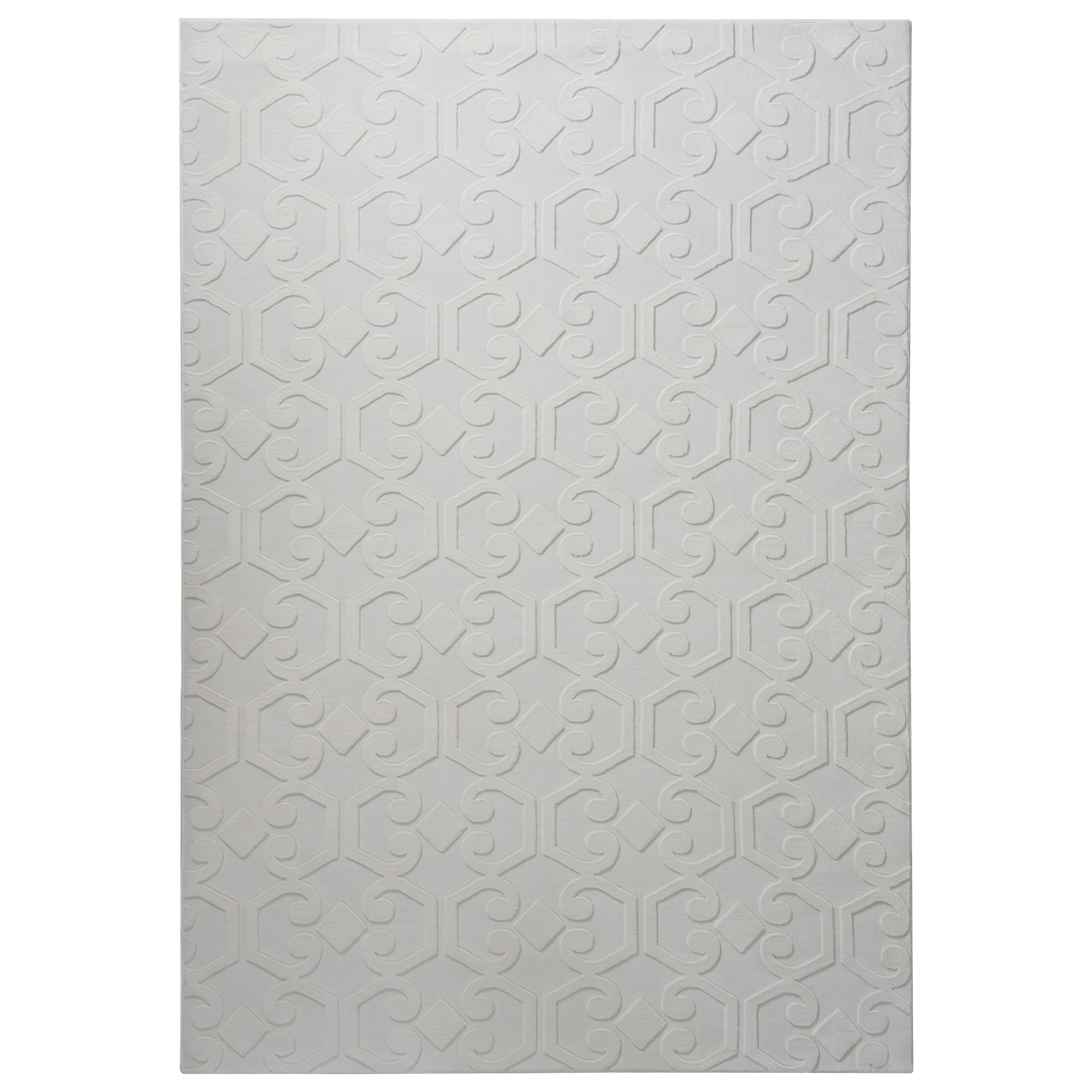 Matta GANNETT Ljusgrå 160 x 230 cm