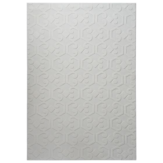 Matta GANNETT Ljusgrå 160 x 230 cm