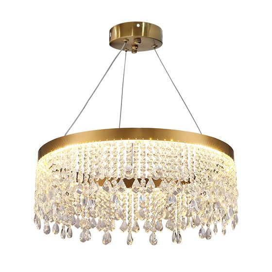 TOOLIGHT hängande taklampa APP1731-1CP 60cm LED Guld 60x60x100cm